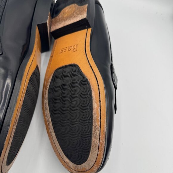 G.H. Bass & Co. Men's Black Leather Grammer Tassel Loafers Size 10.5D - Picture 7 of 7